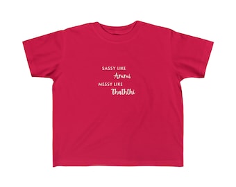 Toddler's Fine Jersey Sri Lankan Tee | Sri lankan kids tees | Funky Sri Lankans kids tees