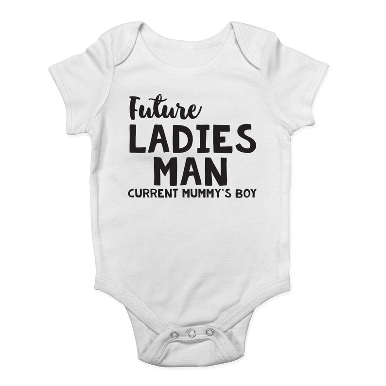 Baby Boys Baby Grow Vest Bodysuit Short and Long Sleeve Future Ladies Man Current Mummy/'s Boy