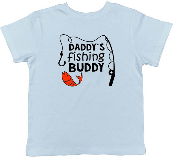 Daddy's Fishing Buddy Boys Girls Kids Children's Etsy