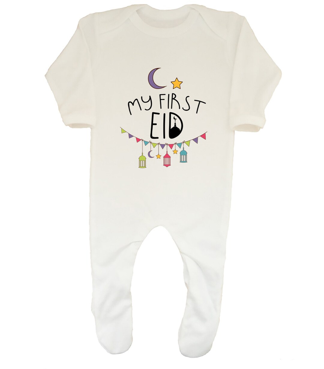 Eid Mubarik  Printed Style  Romper For Boys #NNJ147
