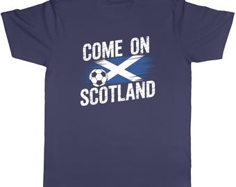 Scotland Scottish Flag Football Mens Womens Unisex T-Shirt, Fan Supporter