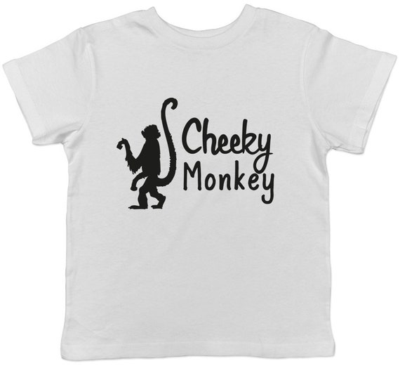 Kids monkey t shirt cheap