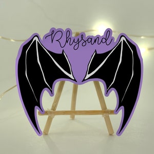 ACOTAR Sticker, Sarah J Mass, A Court of Thorns and Roses, Bat Boys sticker, Fantasy, Kindle Sticker, Book Merch, Feyre, Rhysand sticker