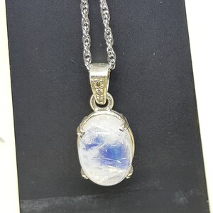 Natural Rainbow Moon Stone Diamond 925 Silver Pendant&#39; Moon Stone Pendant &#39; Gift Fir June &#39; Gift For Her &#39; Handmade Moon Stone Pendant