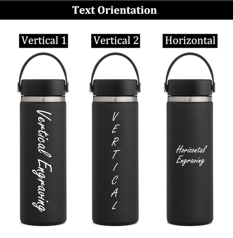 Personalized Hydro Flask 20oz Wide Mouth Custom Name Logo Etsy