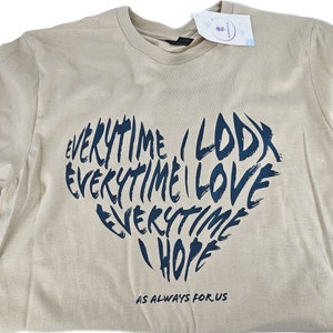Hope - T-shirt (Limited Edition Tourdata 2025 op achterkant - lees beschrijving)