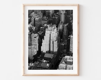 The New Yorker, Black and White, NYC, New York, Manhattan - Fine Art Poster / Photo Print
