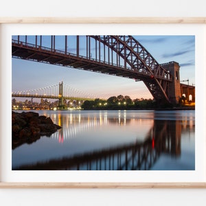 New York Photography Print, Astoria Fine Art Photo, Bridges, Hell Gate Bridge, Queens, NYC, New York, Queens