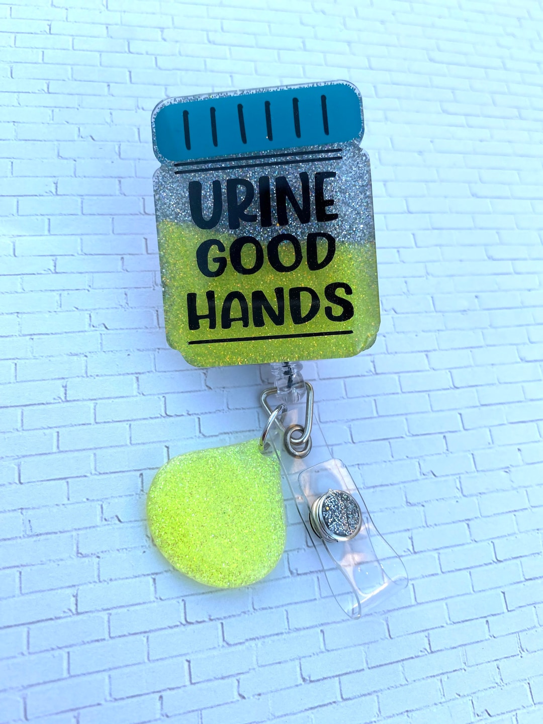 Urine Good Hands Badge Reel Etsy