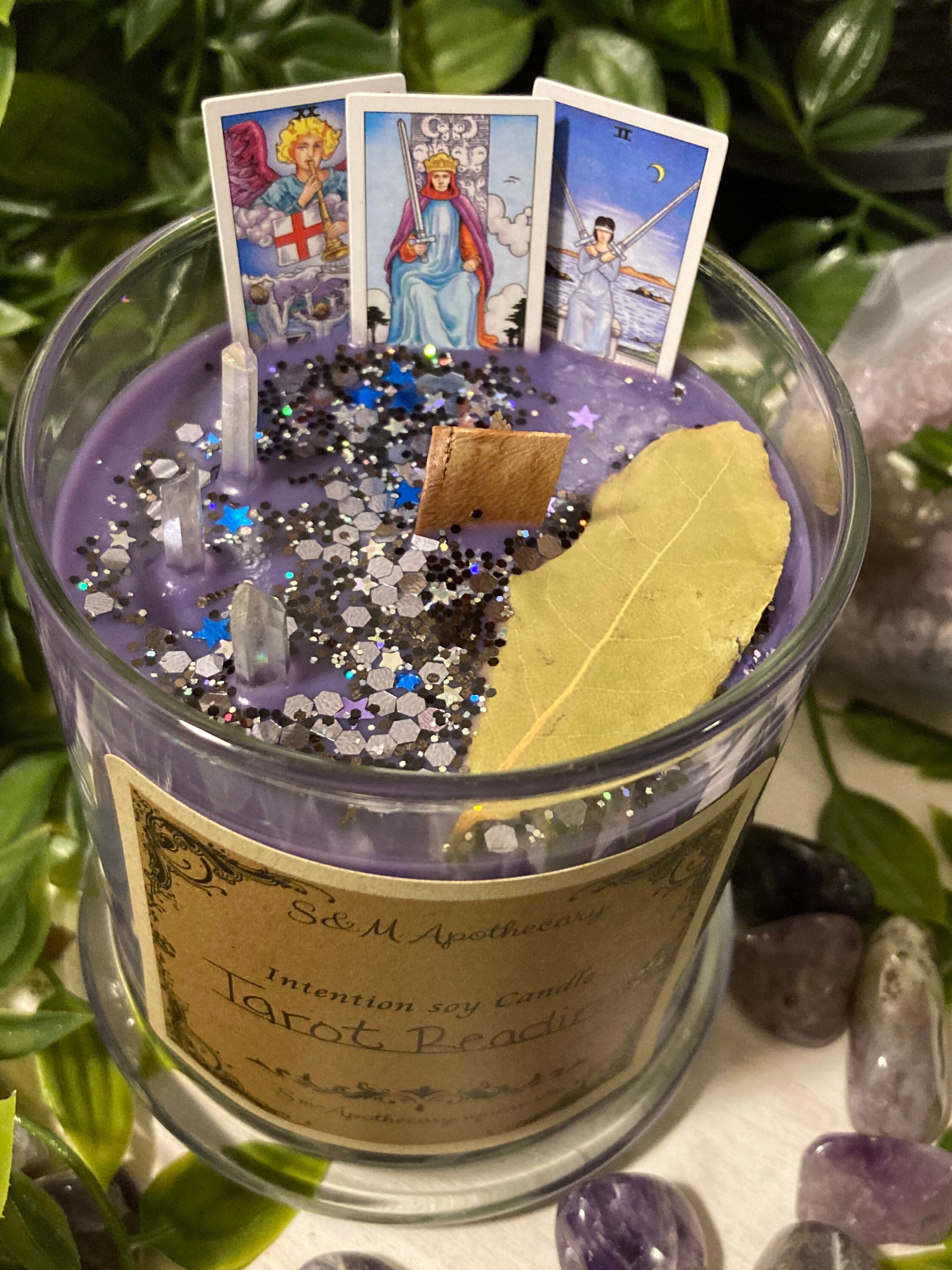 Tarot Card Candle - Etsy