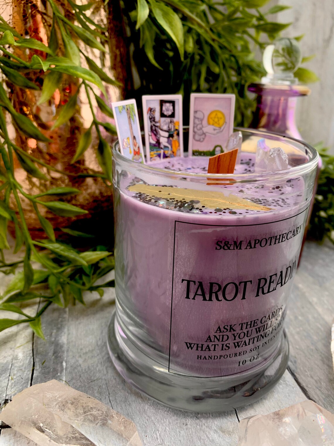 Tarot Reading Candle Etsy