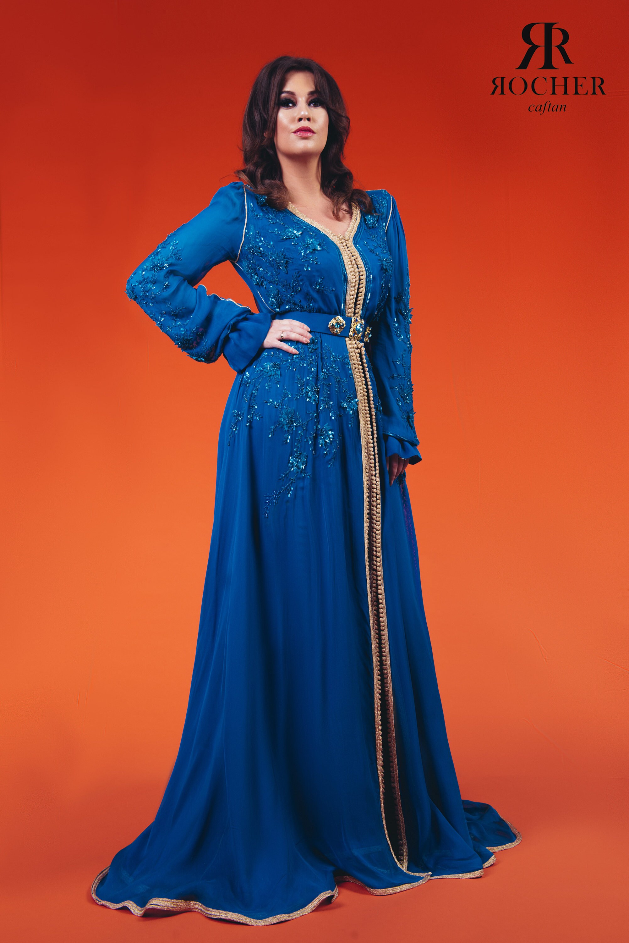Morocco takchita morocco dress cafta kaftan blue takchita handmade takchita morocco caftan for women silk takchita embroidery caftan