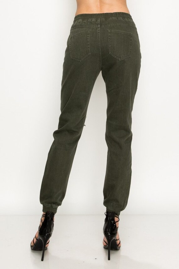 Distressed cargo deals joggers