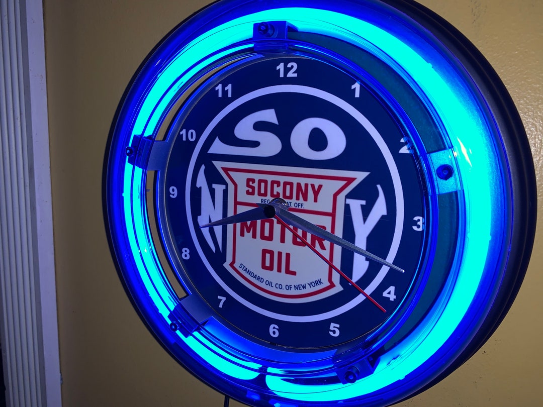 Socony Standard Oil Gas Service Station Garage Bar Advertising Man Cave ...