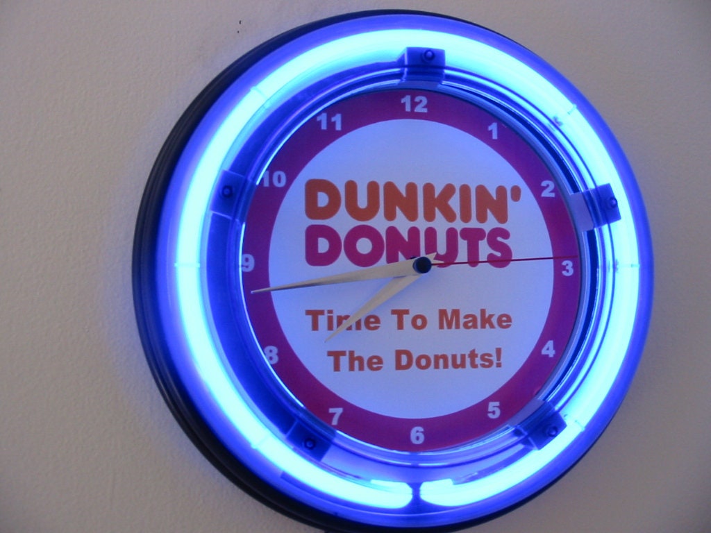 Dunkin Donuts Neon Sign - Etsy