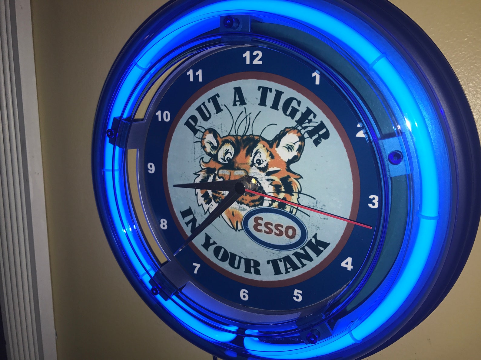 Esso Tiger Oil Gas Service Station Garage Bar Advertising Man Etsy