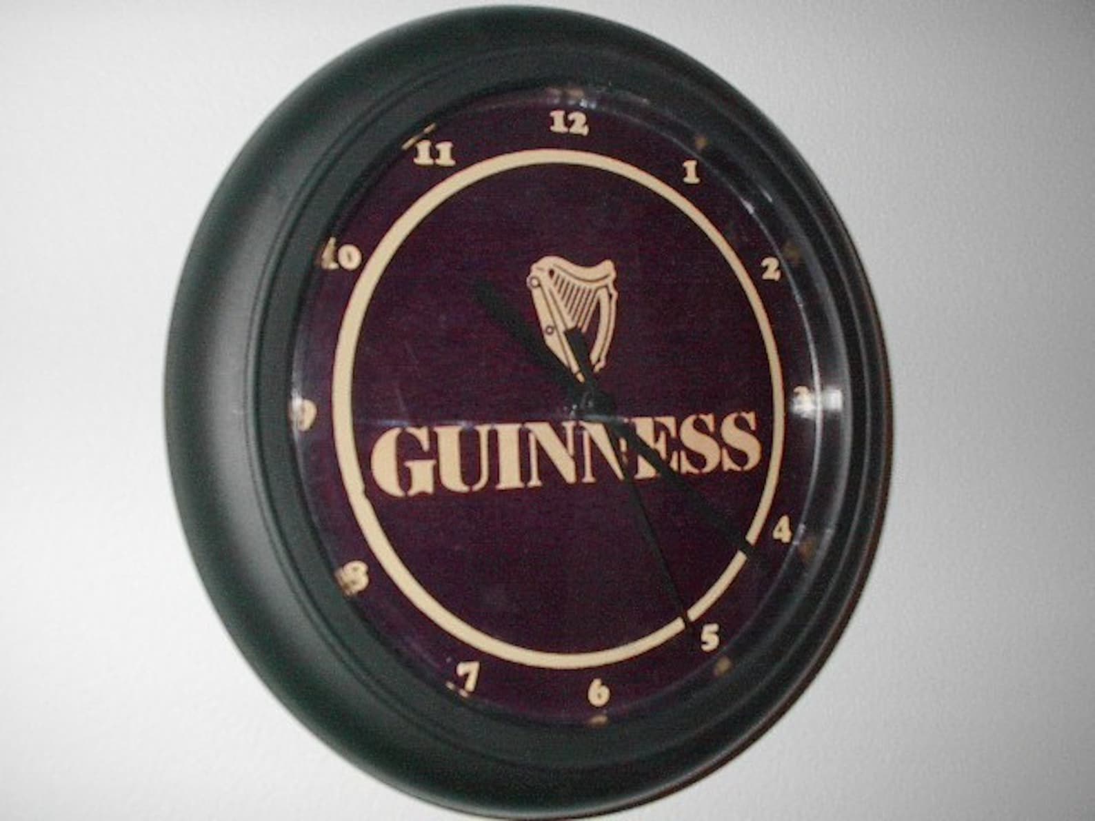 Guinness Irish Stout Beer Bar Advertising Wall Clock Sign Etsy