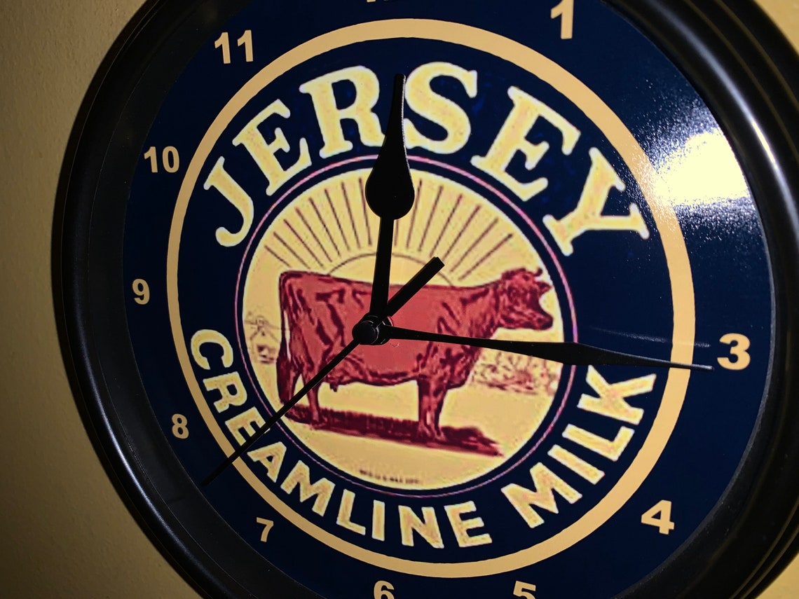 Jersey Creamline Dairy Cow Milk Store Diner Kitchen Etsy