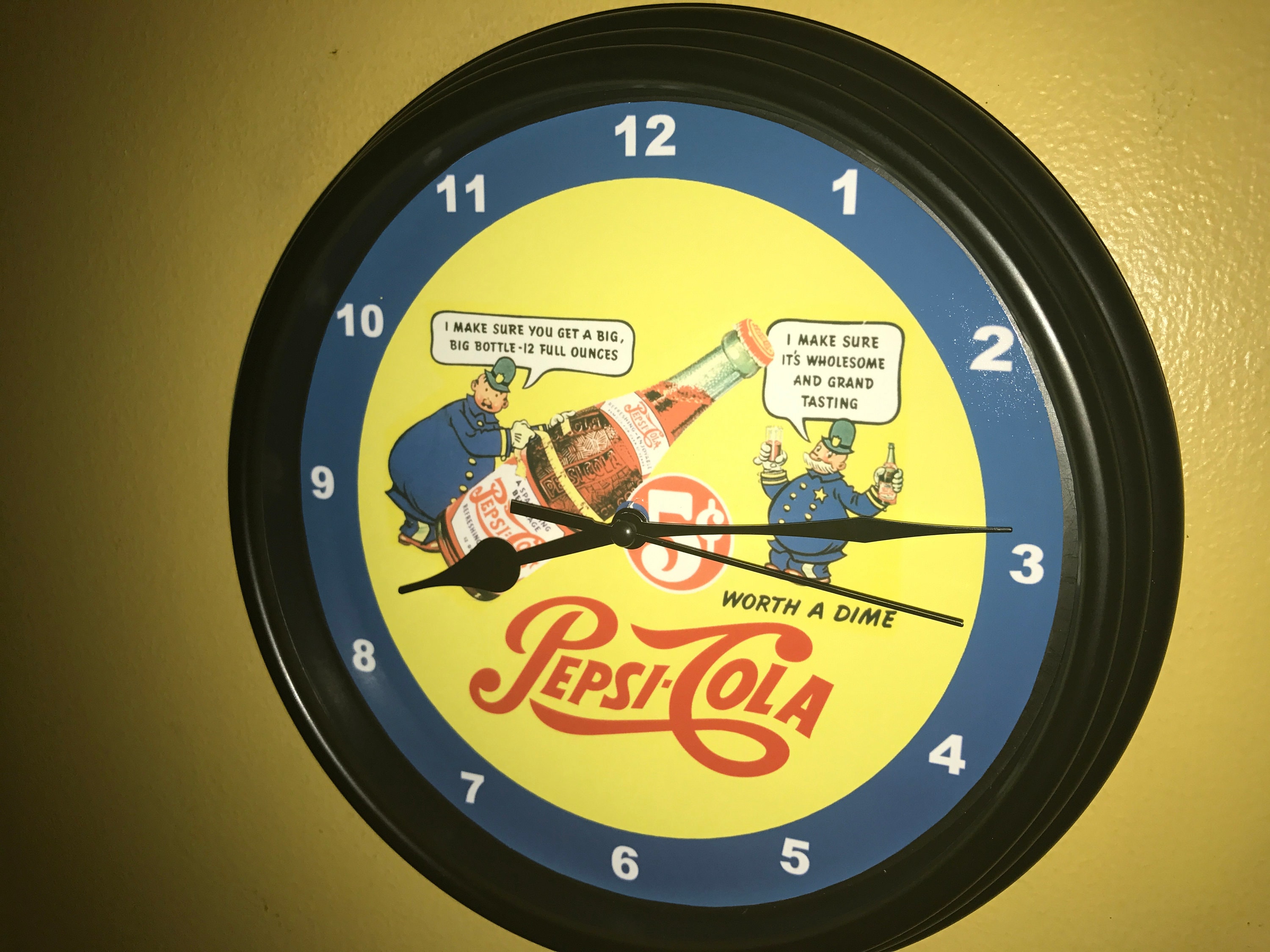 Pepsi Clock for sale Only 4 left at 70