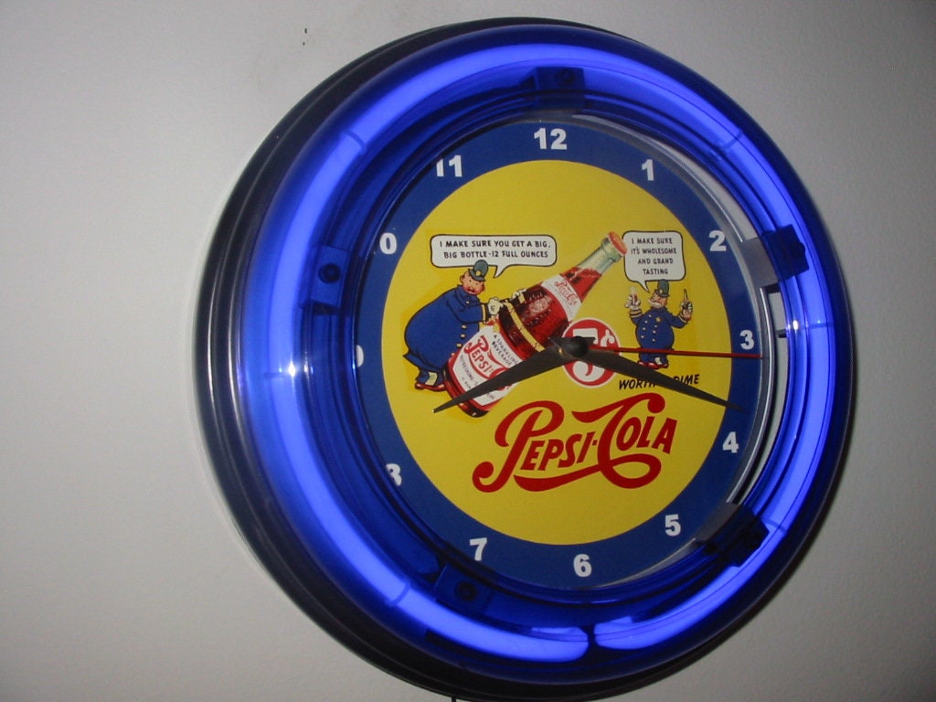 Pepsi Clock for sale Only 4 left at 70