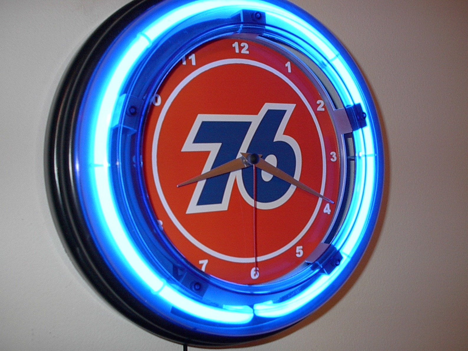 Union 76 Öl-Tankstelle Garage Bar Werbung Mann Höhle blau Neon | Etsy