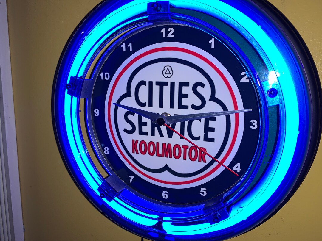 Cities Service Oil Gas Service Station Garage Bar Advertising Man Cave ...