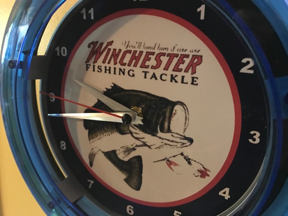 Winchester Tackle Fishing Lure Bait Shop Garage Bar Advertising