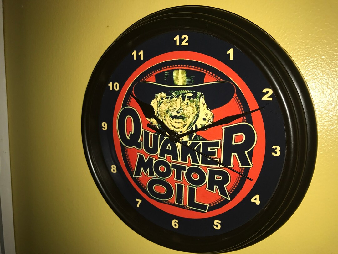 Quaker Motor Oil Service Gas Station Garage Bar Advertising Man Cave ...