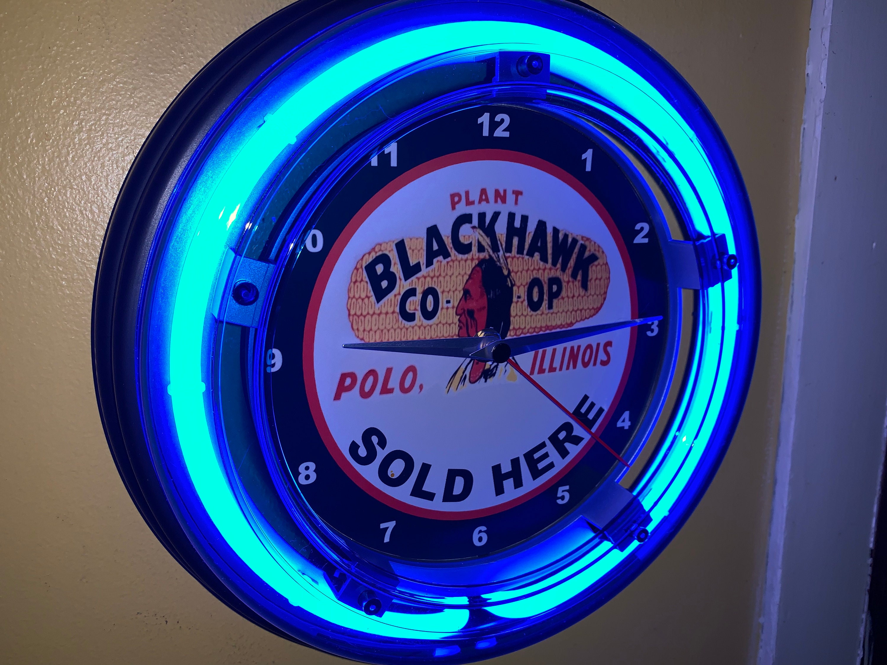 Black Hawk Corn Seed Co Op Feed Store Barn Farm Garage Bar Etsy