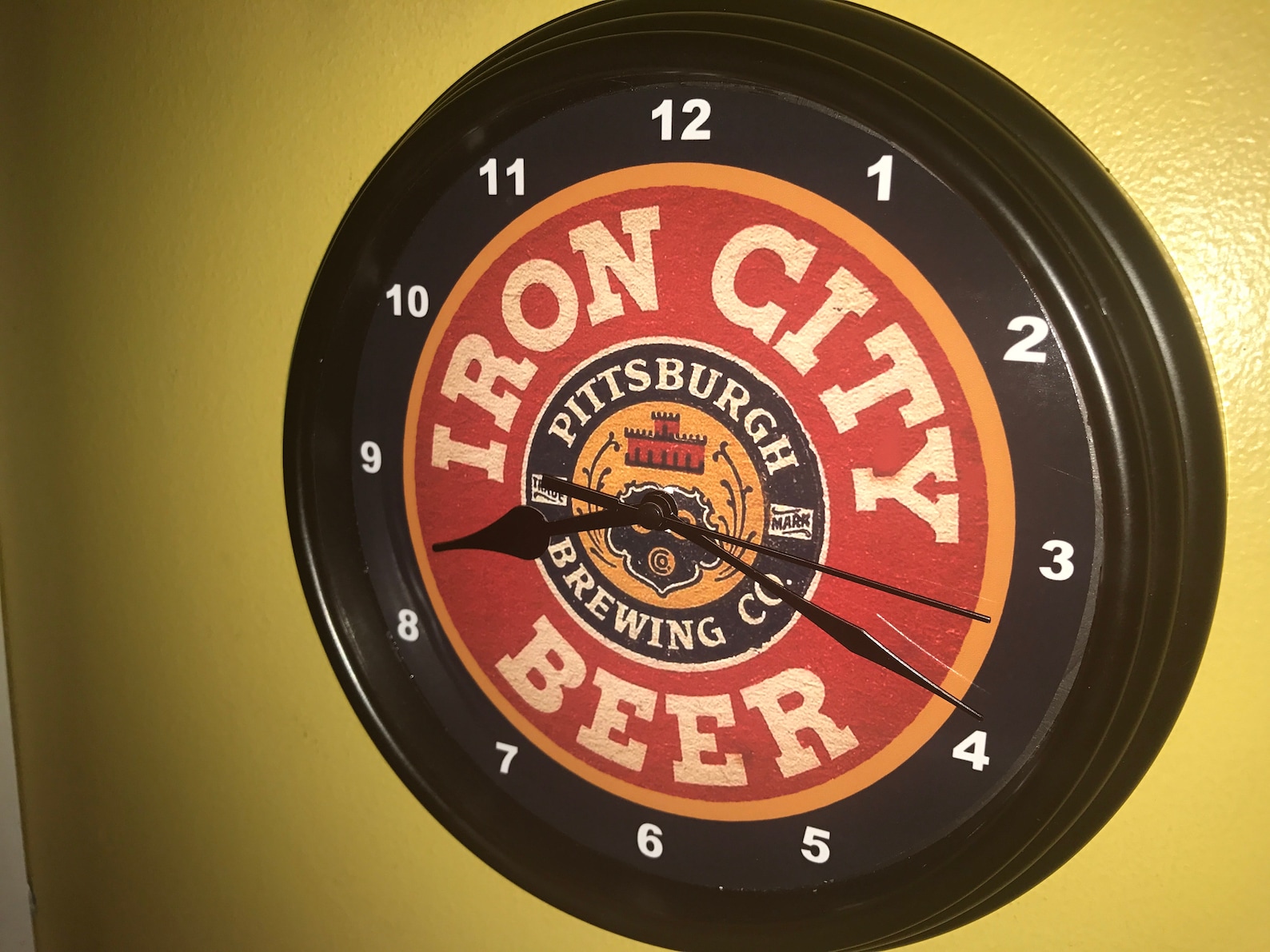 Iron City Beer Bar Advertising Wall Clock Sign Etsy
