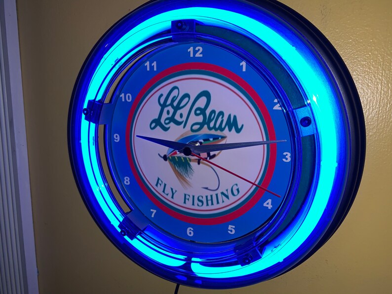 L.L. Bean Fishing Rod Reel Tackle Lure Bait Shop Garage Bar Etsy