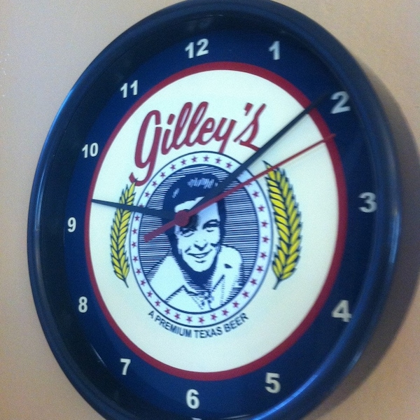 Gilley's Honky Tonk Country Beer Bar Advertising Wall Clock Sign