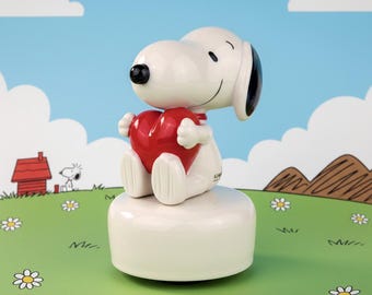 Companion Snoopy X Peanuts Karimoku Sculpture Carved in Walnut
