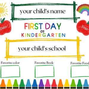 Personalized Back to school signs, Printable sign, Back to school, preschool, kindergarten, grade one, grade two Transparent