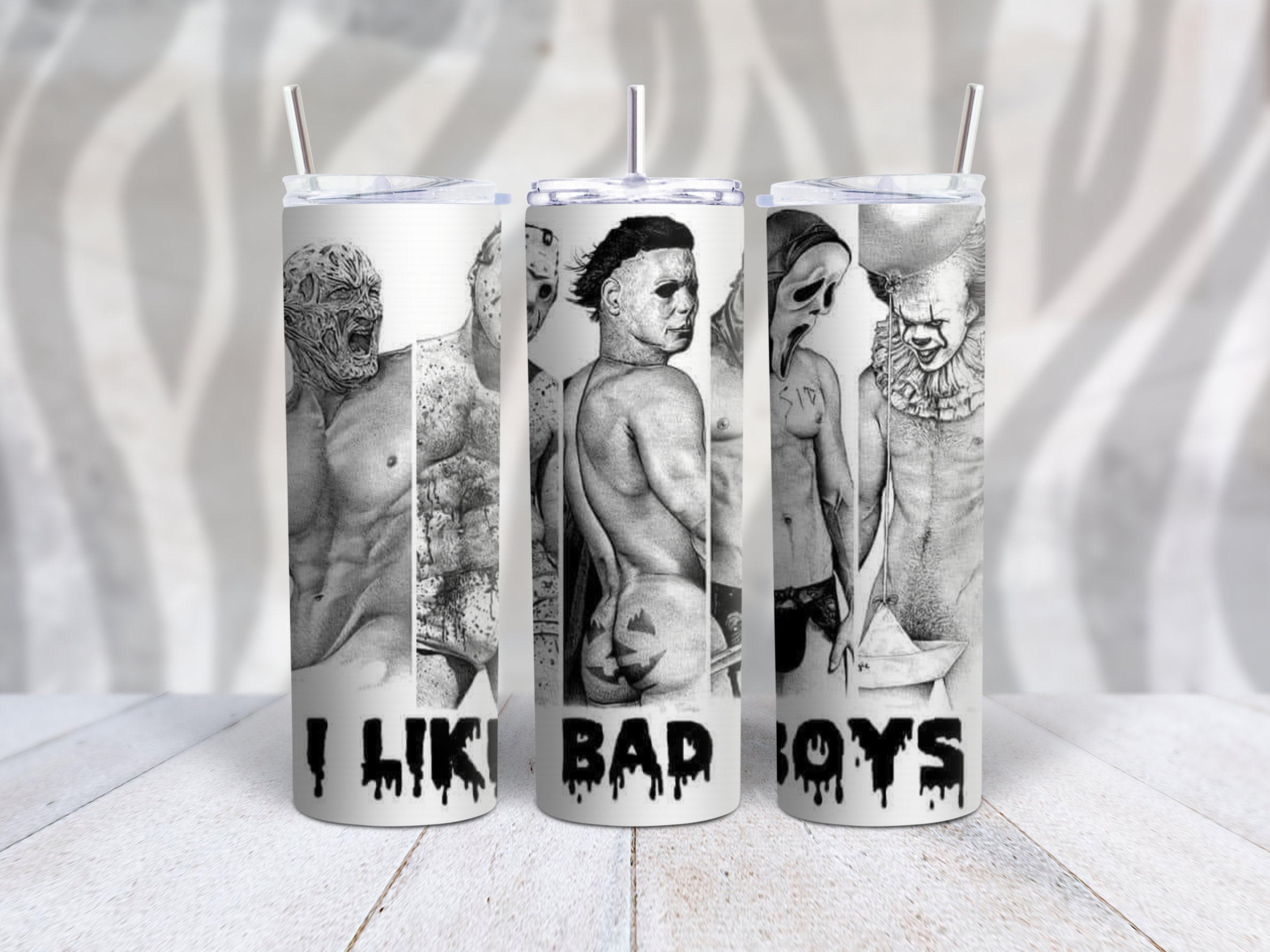Mötley Crüe BAD BOYS Girlsx3サーモタンブラー Motley crue bad boys - Etsy 日本
