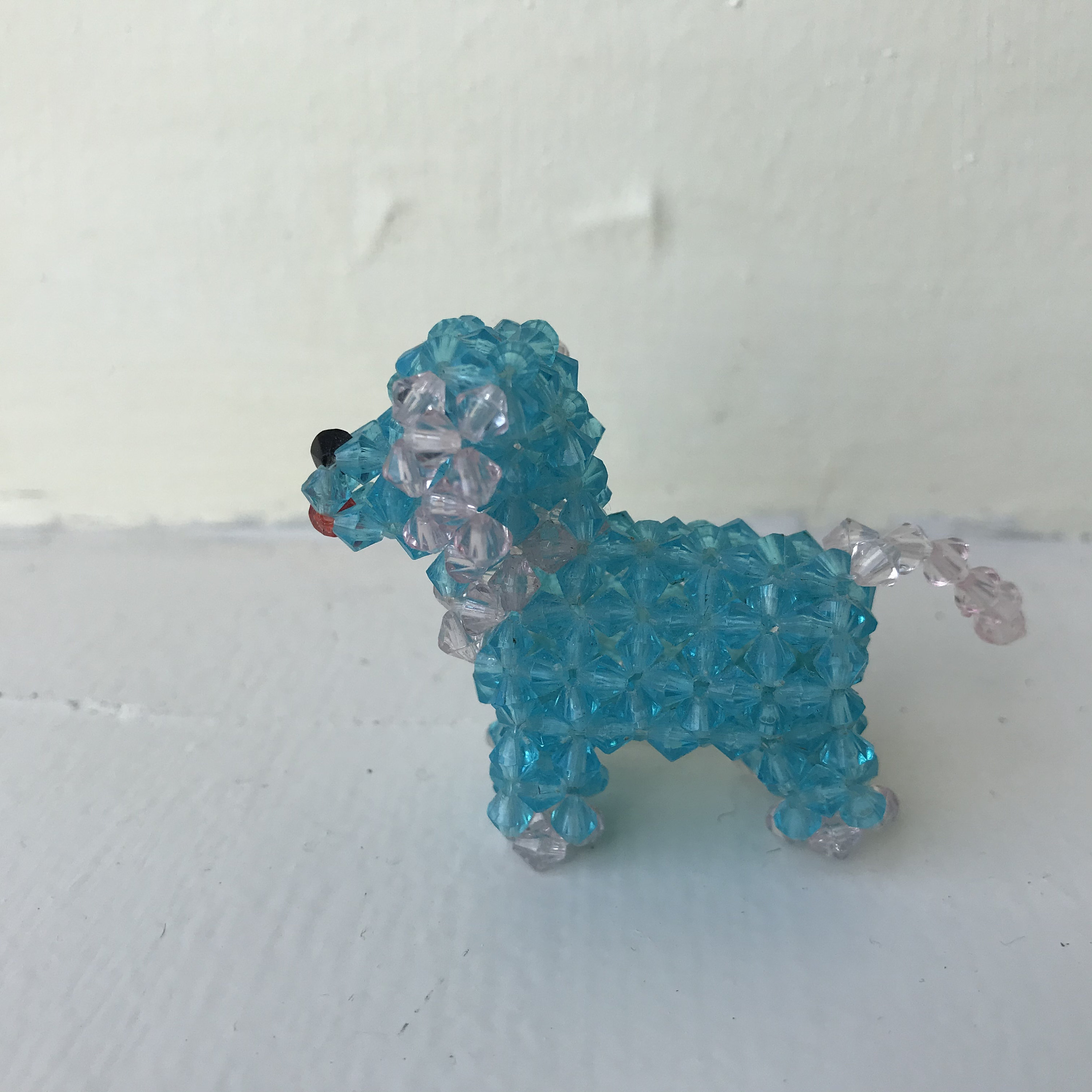 Cute Very Small Plastic Dog 4cm Tall Etsy
