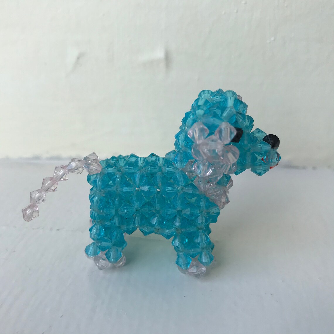 Cute Very Small Plastic Dog 4cm Tall Etsy