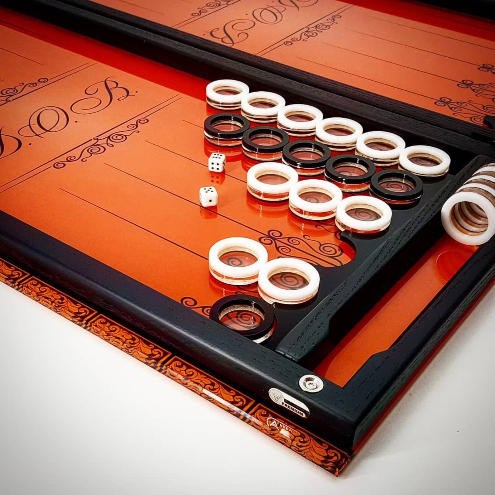 Custom Dice Set. Personalized Backgammon. Unique Gift for Him. Etsy