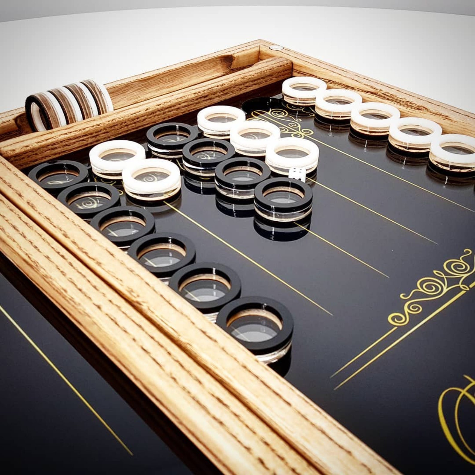Custom Backgammon Set for a Gift. Personalized Glass Etsy