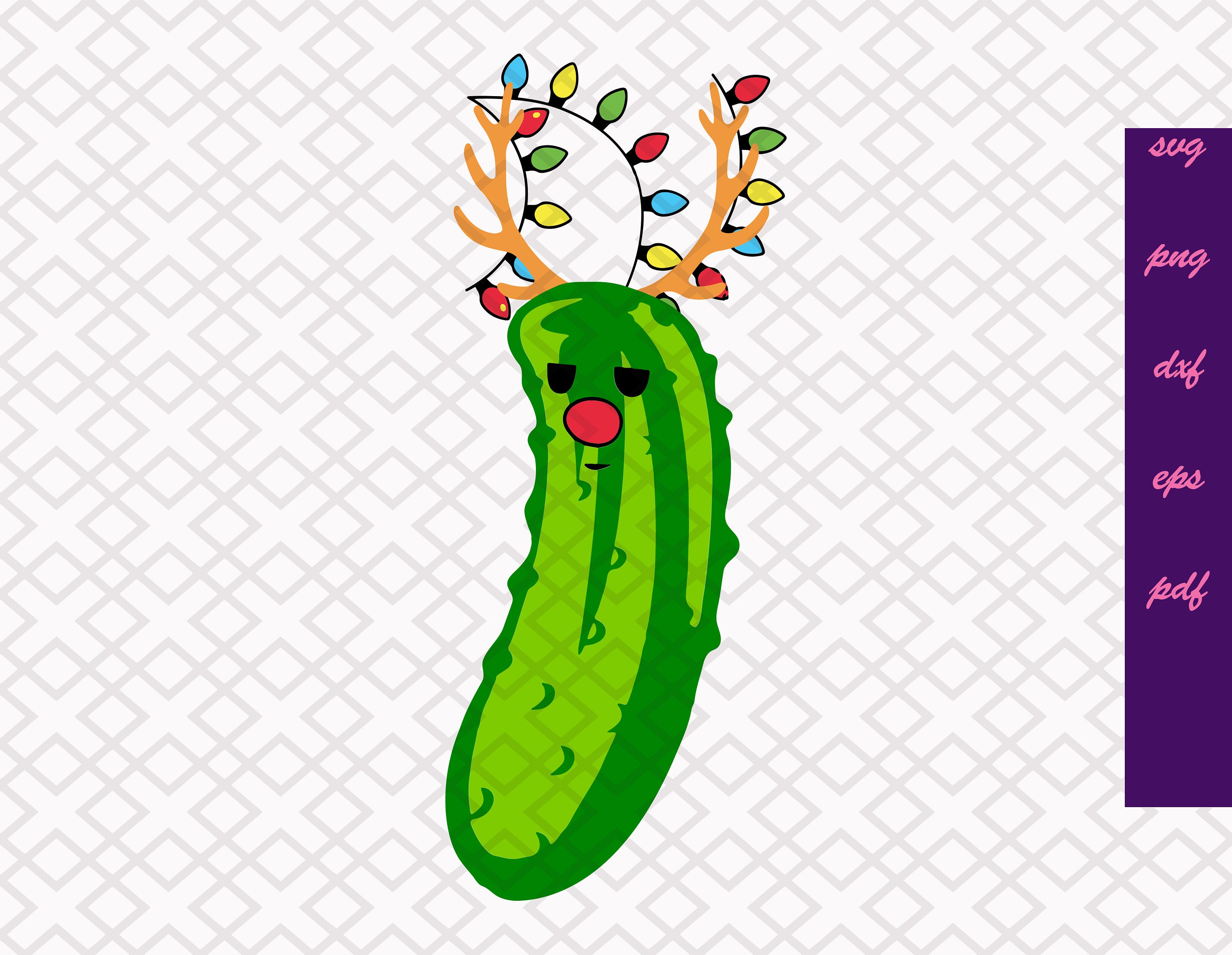 Christmas Pickle Svg I Found the Christmas Pickle Svg | Etsy