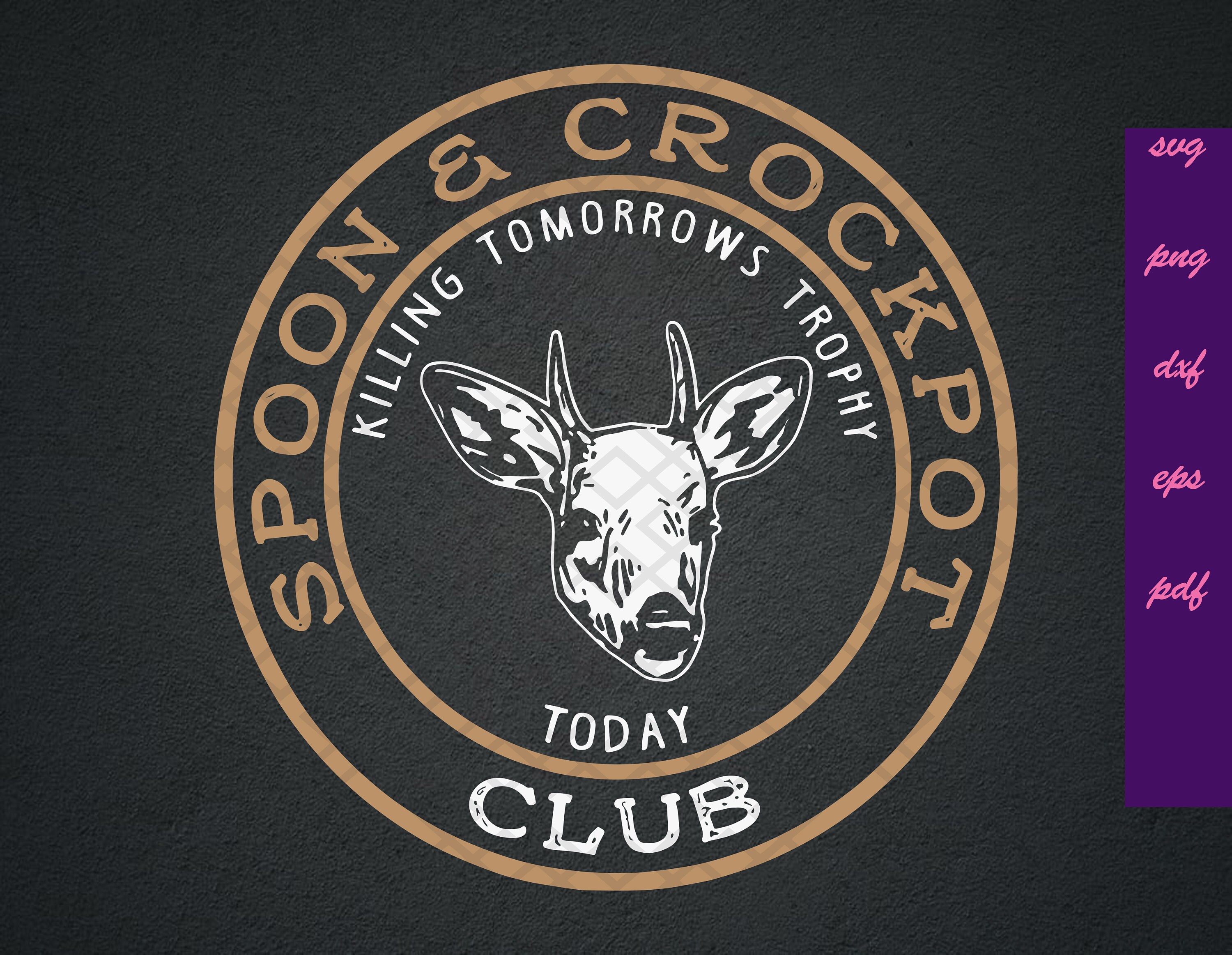 Spoon And Crockpot Killing Tomorrows Trophy Club Sublimation Etsy