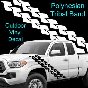 Polynesian Tribal Band #1 (of 6) Auto Decal Bumper Sticker Window Sticker Car Wrap Outdoor Vinyl Car Decal Vehicle Sticker Polynesian