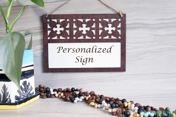 Personalized, Stacked, Honu (Turtle) Quilt Indoor Sign - Wooden - Door, Entrance, Entryway, Welcome, Greeting, Sign
