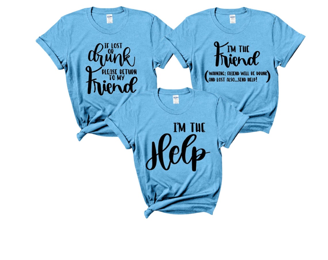 Best Friends Drinking Shirts Ladies Matching BFF Day Etsy