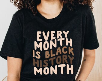 Black History Month SVG, PNG, Every Month Is Black History Month Instant Download, Black History Month Shirt Design, Black Lives Matter