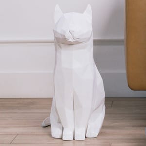 Lily - The Cat / Home Decor, Office Trashcan, Storage Bin, Sculpture, Statue