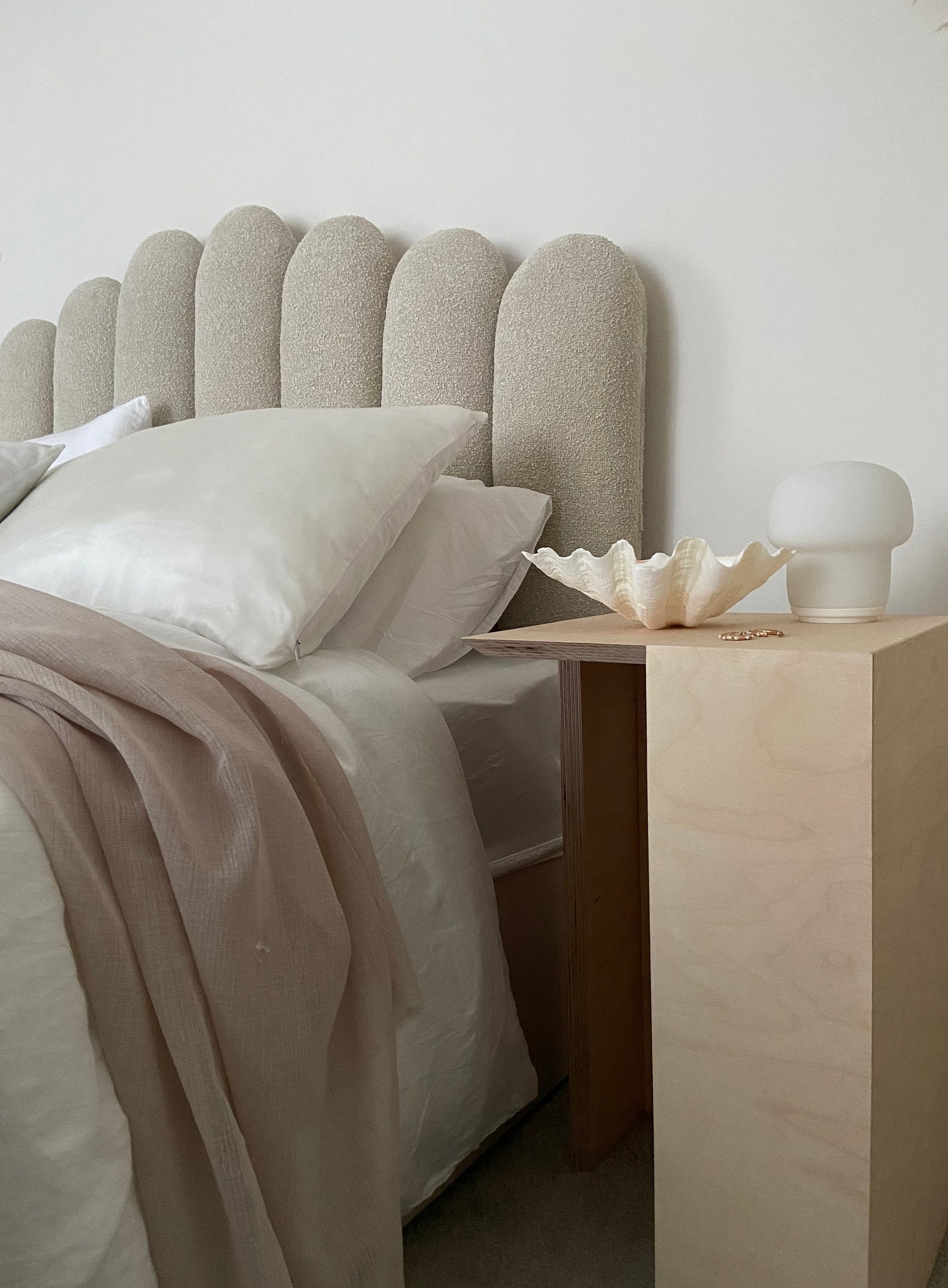 Contemporary Baltic birch plywood side table Etsy