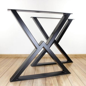 Zware industriële tafelpoten – sterk stalen frame voor keuken-, eetkamer- of kantoortafels