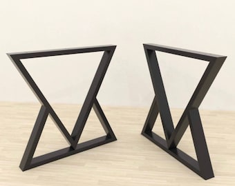 Heavy Duty Kitchen Steel Table Legs (set of 2 legs), Metal Dining Table Legs, Metal Table Legs, Coffee Table Legs, Dining Table Legs