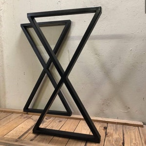 Heavy Duty Industrial Table Legs – Strong Steel Frame for Kitchen, Dining Room or Office Tables